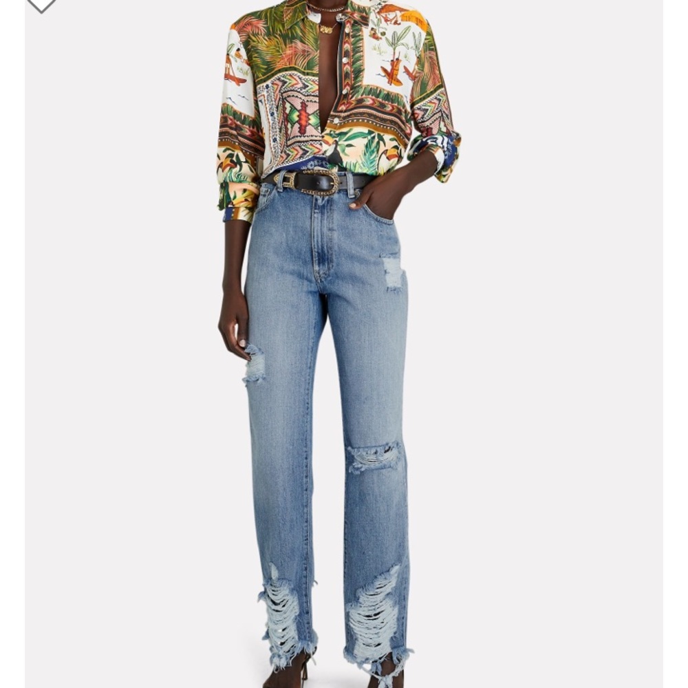 Nwt Ser.o.ya Maggie mid rise vintage straight leg jeans Sz. 30